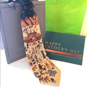 Noah’s Ark Silk Tie